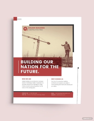 Construction and Building Flyer Template
