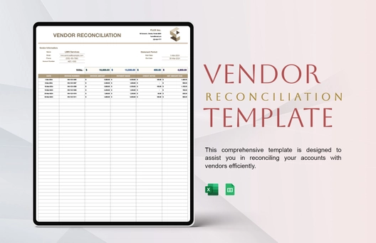 Vendor Reconciliation Template