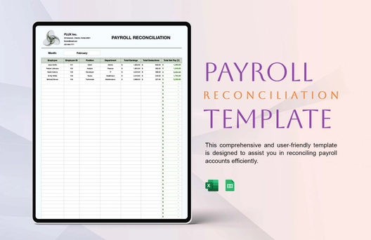 Payroll Reconciliation Template