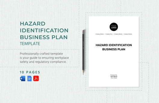 Hazard Identification Business Plan Template