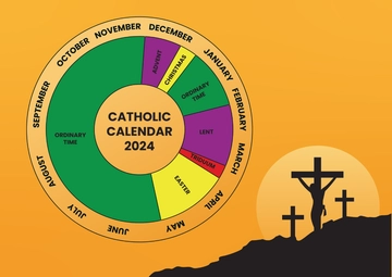 Free Catholic Calendar 2024 Template to Edit Online