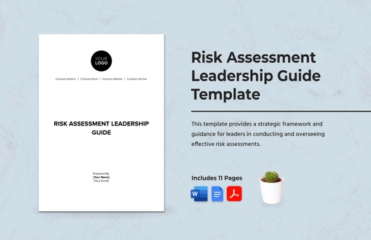 Risk Assessment Leadership Guide Template