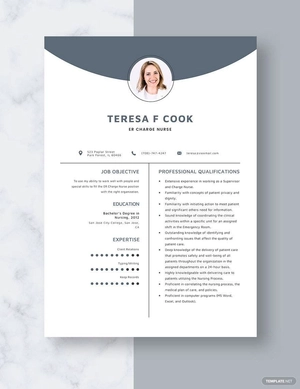 ER Charge Nurse Resume