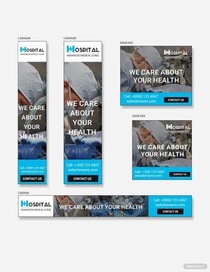 Hospital Banner Ads Template