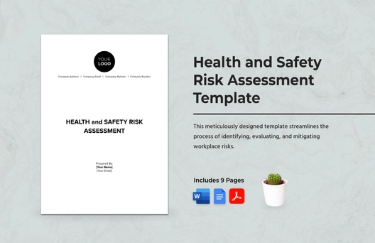 Health and Safety Risk Assessment Template
