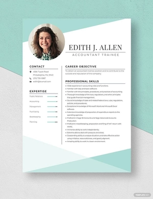 Accountant Trainee Resume