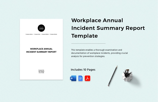 Workplace Comprehensive Incident Analysis Report Template
