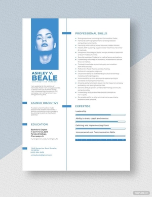 Commodities Trader Resume