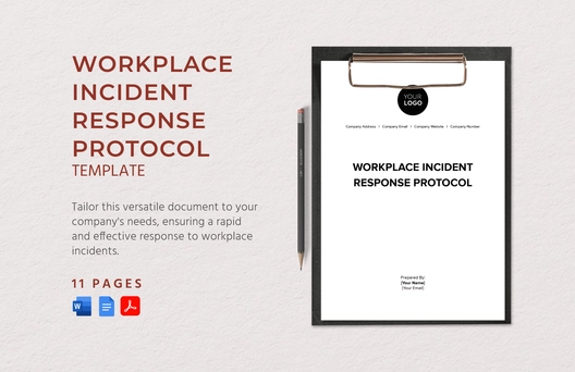 Workplace Incident Response Protocol Template