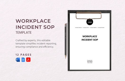 Workplace Incident SOP Template