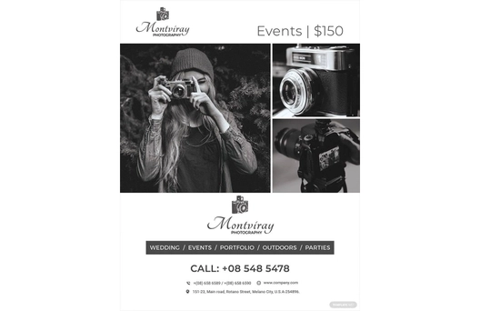 Event Photography Flyer Template