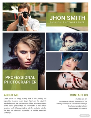 Fashion Photography Flyer Template