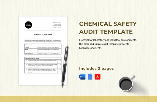 Chemical Safety Audit Template
