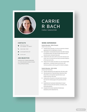 Family Educator Resume