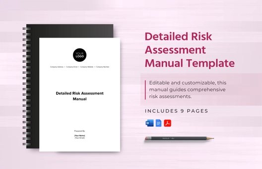 Detailed Risk Assessment Manual Template