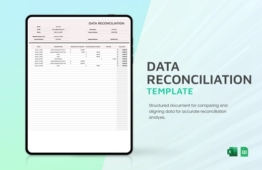 Data Reconciliation Template