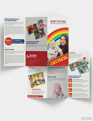 Babysitting Tri-fold Brochure