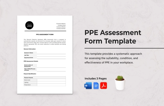 PPE Assessment Form Template