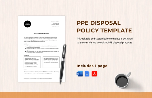 PPE Disposal Policy Template