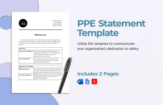 PPE Statement Template