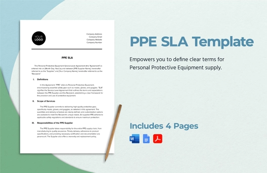 PPE SLA Template
