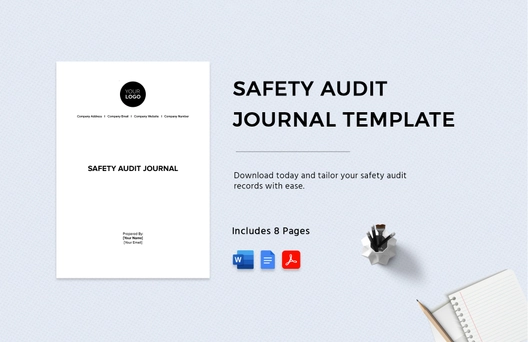 Safety Audit Journal Template