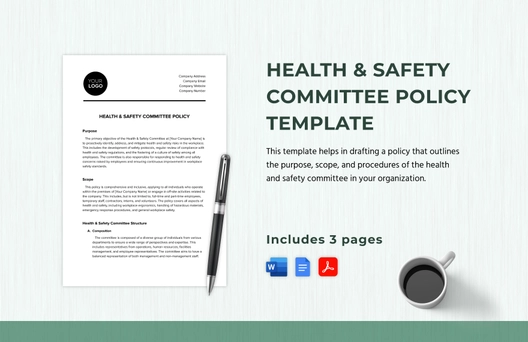 Health & Safety Committee Policy Template