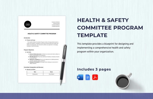 Health & Safety Committee Program Template