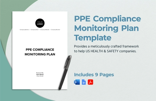 PPE Compliance Monitoring Plan Template