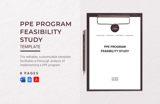 PPE Program Feasibility Study Template