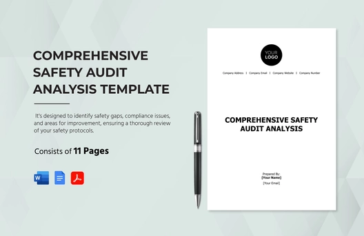 Comprehensive Safety Audit Analysis Template Comprehensive Safety Audit Analysis Template