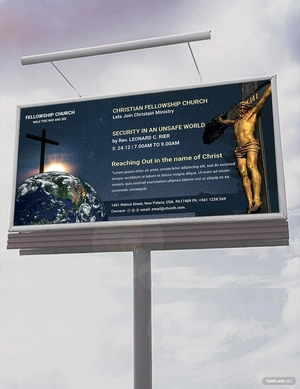 Church Billboard Template