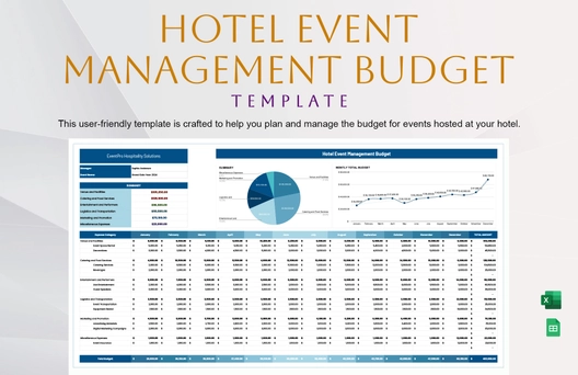 Hotel Event Management Budget Template Hotel Event Management Budget Template
