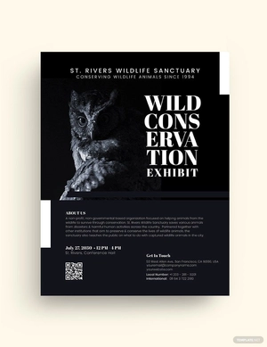 Nature & Wildlife Conservatilon Fyer Template