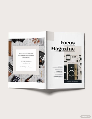 Basic Photography Magazine Template