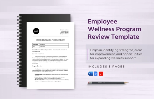 Employee Wellness Program Review Template