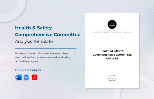 Health & Safety Comprehensive Committee Analysis Template