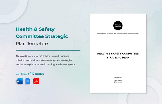 Health & Safety Committee Strategic Plan Template