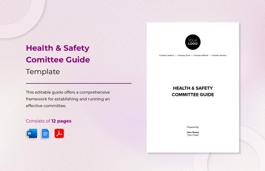 Health & Safety Committee Guide Template