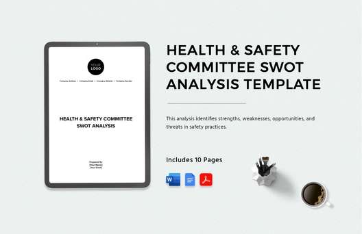 Health & Safety Committee SWOT Analysis Template