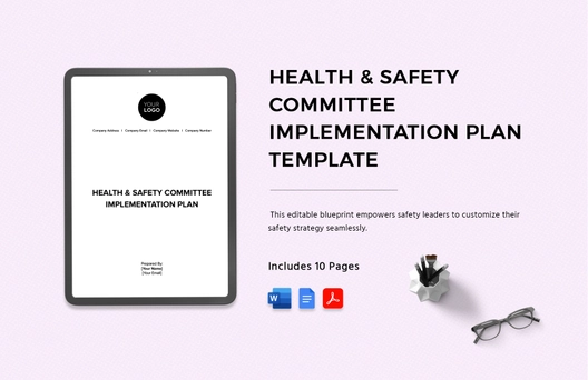 Health & Safety Committee Implementation Plan Template