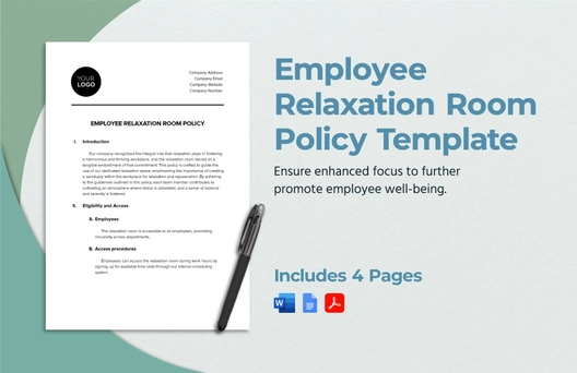 Employee Relaxation Room Policy Template