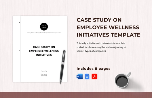 Case Study on Employee Wellness Initiatives Template