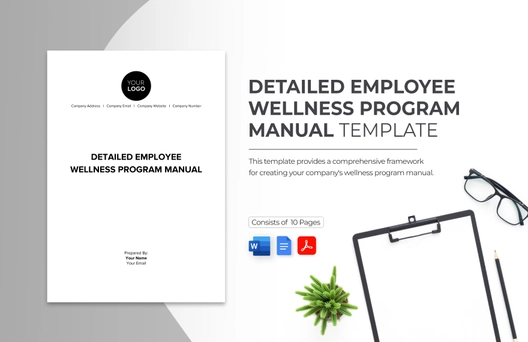 Detailed Employee Wellness Program Manual Template