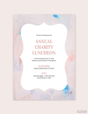 Luncheon Invitation Template