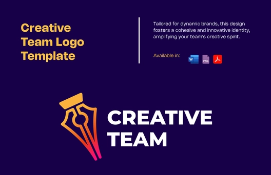 Creative Team Logo Template