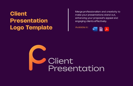 Client Presentation Logo Template