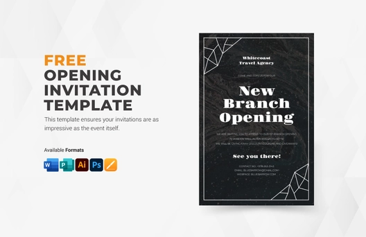 Opening Invitation Template