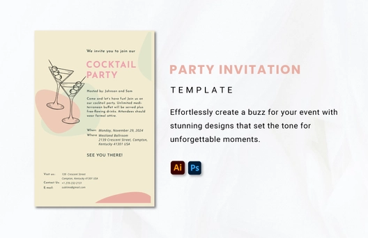 Party Invitation Template