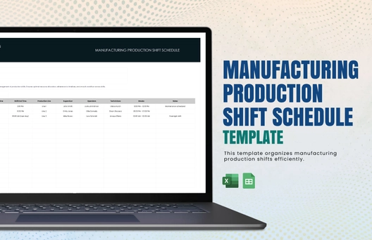 Manufacturing Production Shift Schedule Template